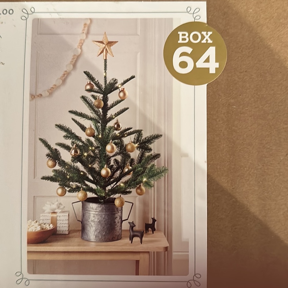 30” Height Potted Balsam Fir Lit Tree